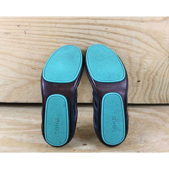 Tieks Ballet Flats 9 Black Leather Ballerina By Gavrieli Slip On Shoes - Picture 8 of 8